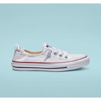 Converse Chuck Taylor All Star Shoreline Biele - Damske Slip On